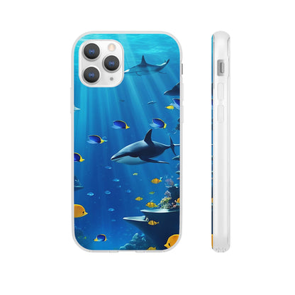 Blue Water Shark Flexi Case - Colorwink