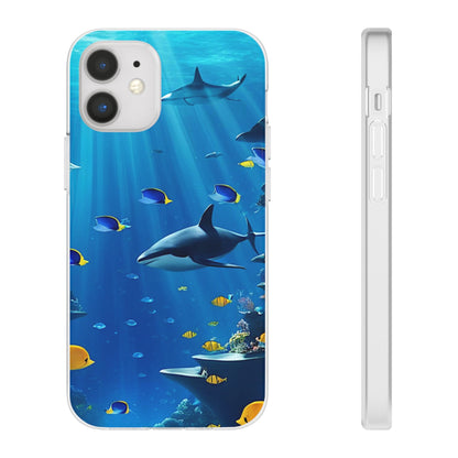 Blue Water Shark Flexi Case - Colorwink