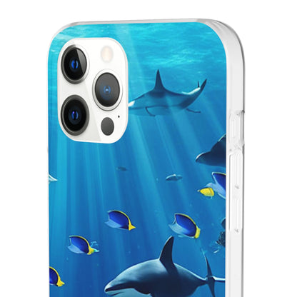 Blue Water Shark Flexi Case - Colorwink