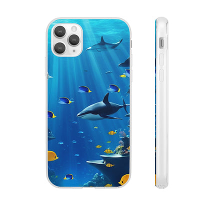 Blue Water Shark Flexi Case - Colorwink