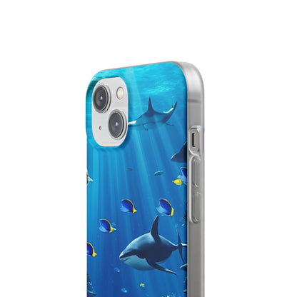 Blue Water Shark Flexi Case - Colorwink