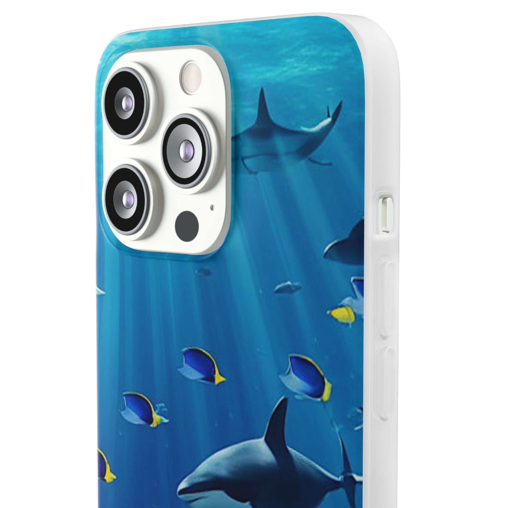 Blue Water Shark Flexi Case - Colorwink