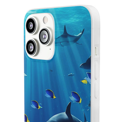 Blue Water Shark Flexi Case - Colorwink