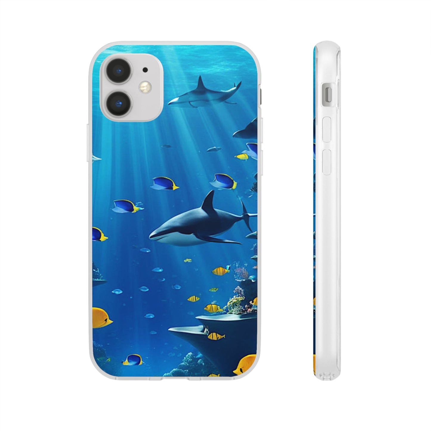 Blue Water Shark Flexi Case - Colorwink