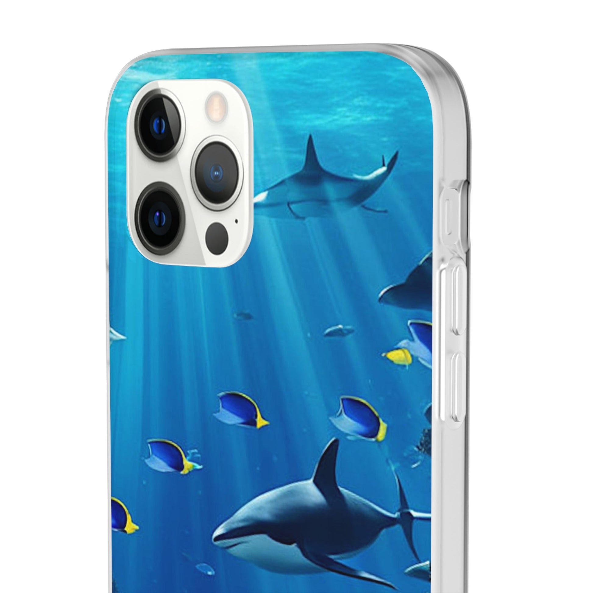 Blue Water Shark Flexi Case - Colorwink