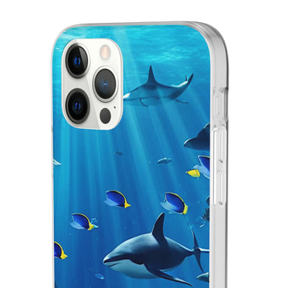 Blue Water Shark Flexi Case - Colorwink