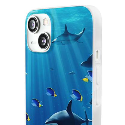 Blue Water Shark Flexi Case - Colorwink