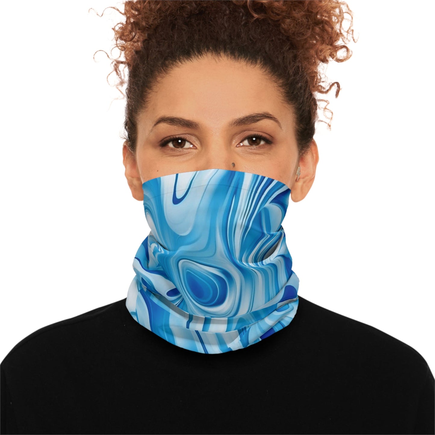 Blue Waves Neck Gaiter - Colorwink