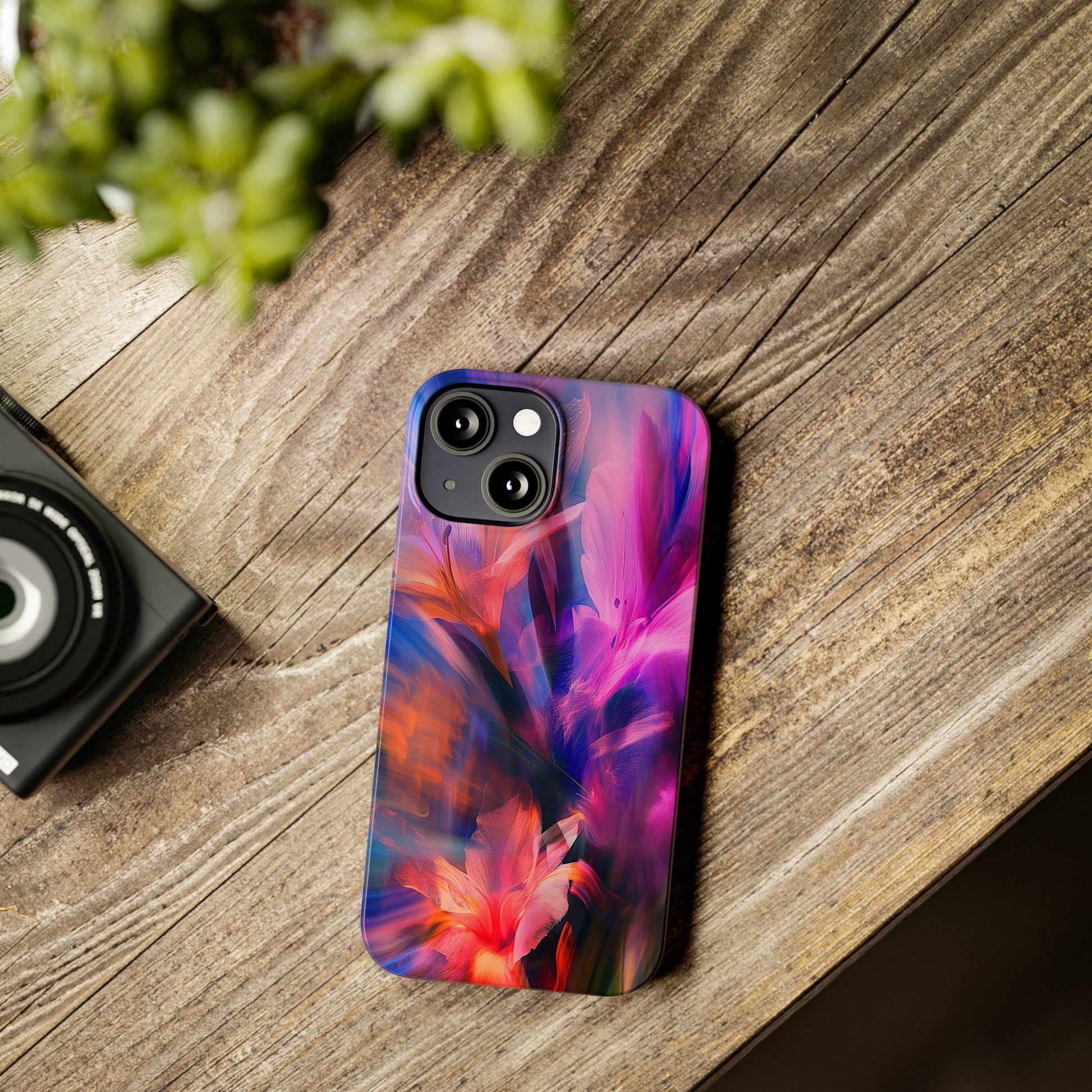 Blurry Abstract Slim Phone Case - Colorwink