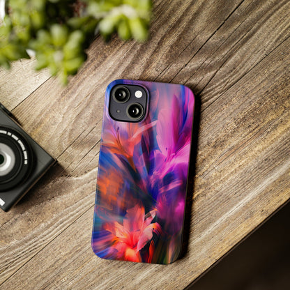 Blurry Abstract Slim Phone Case - Colorwink