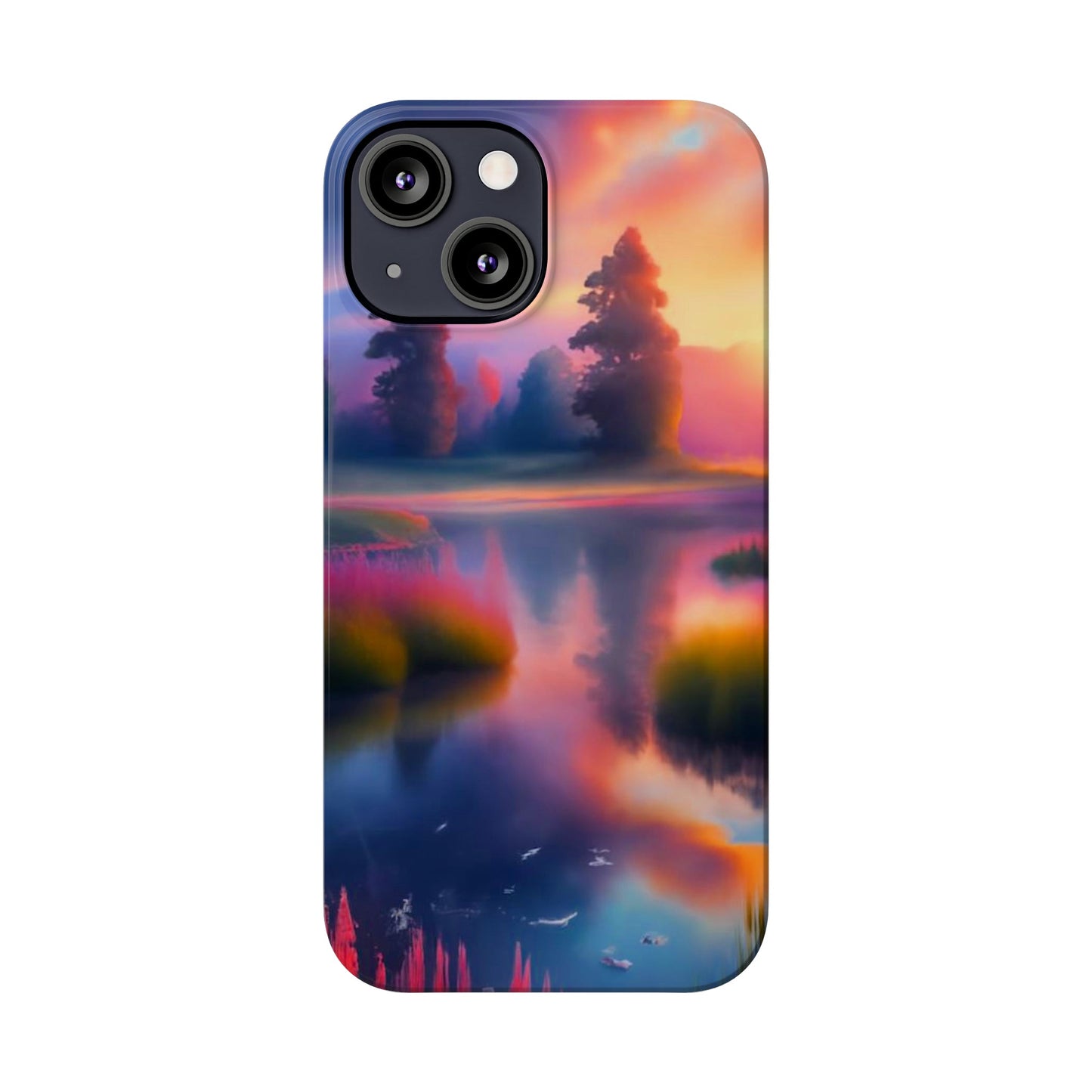 Blurry Morning Slim Phone Case - Colorwink