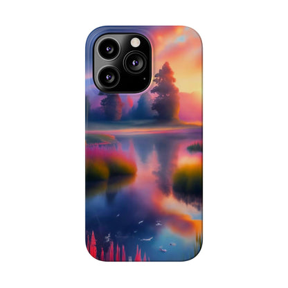 Blurry Morning Slim Phone Case - Colorwink