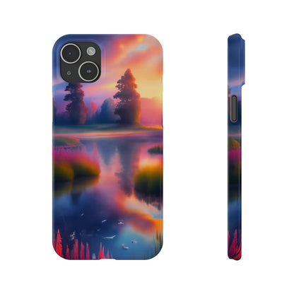 Blurry Morning Slim Phone Case - Colorwink