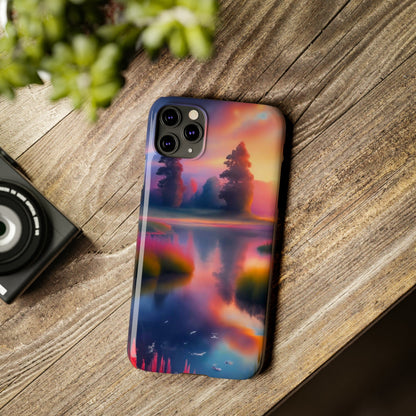 Blurry Morning Slim Phone Case - Colorwink