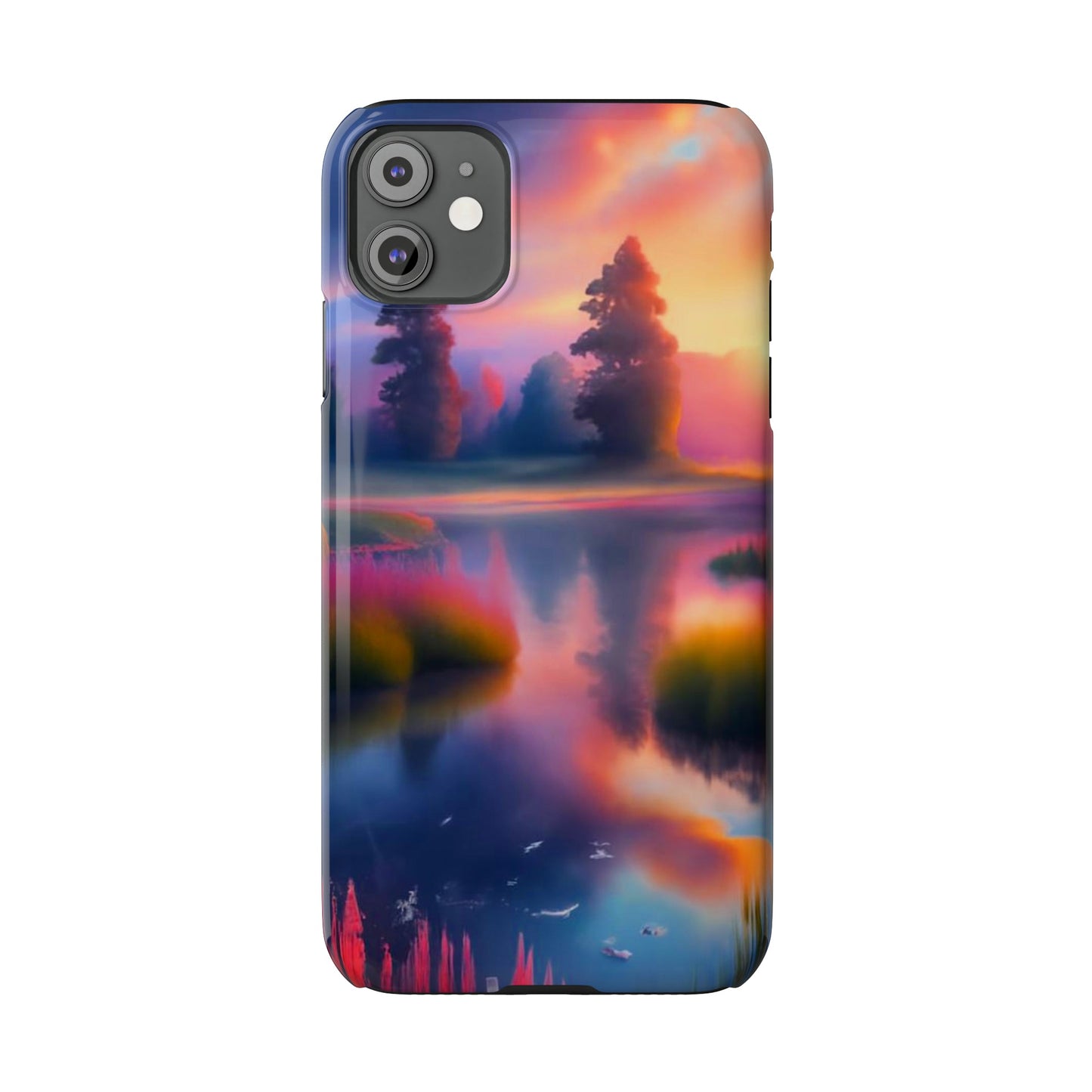 Blurry Morning Slim Phone Case - Colorwink