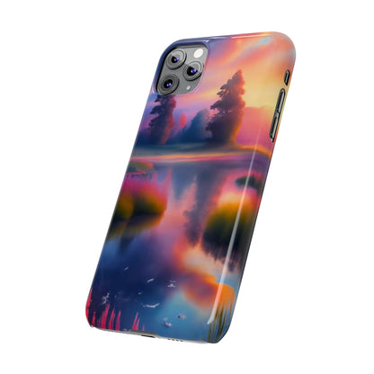 Blurry Morning Slim Phone Case - Colorwink