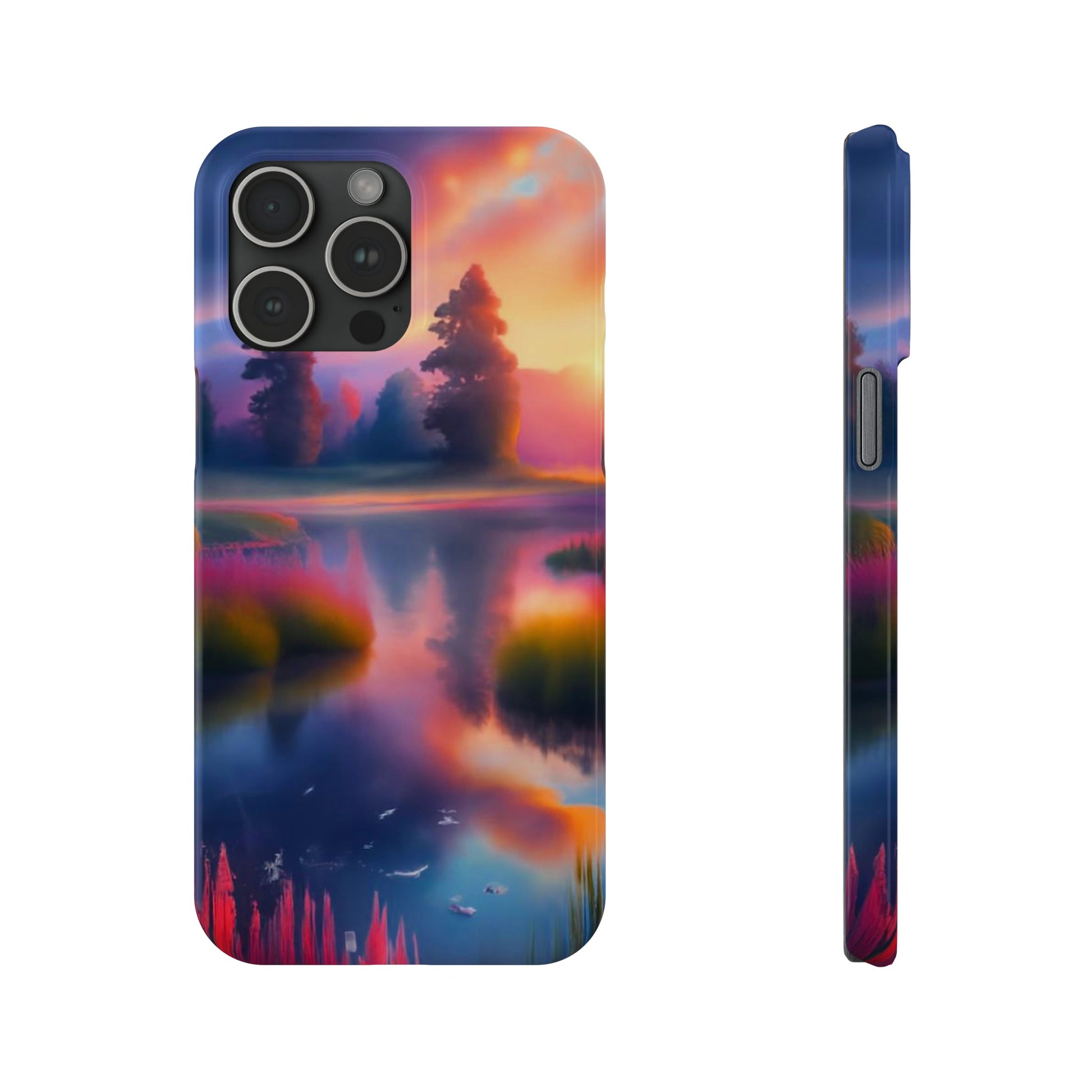 Blurry Morning Slim Phone Case - Colorwink