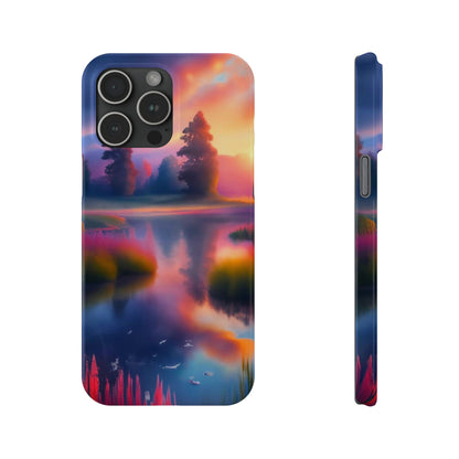 Blurry Morning Slim Phone Case - Colorwink