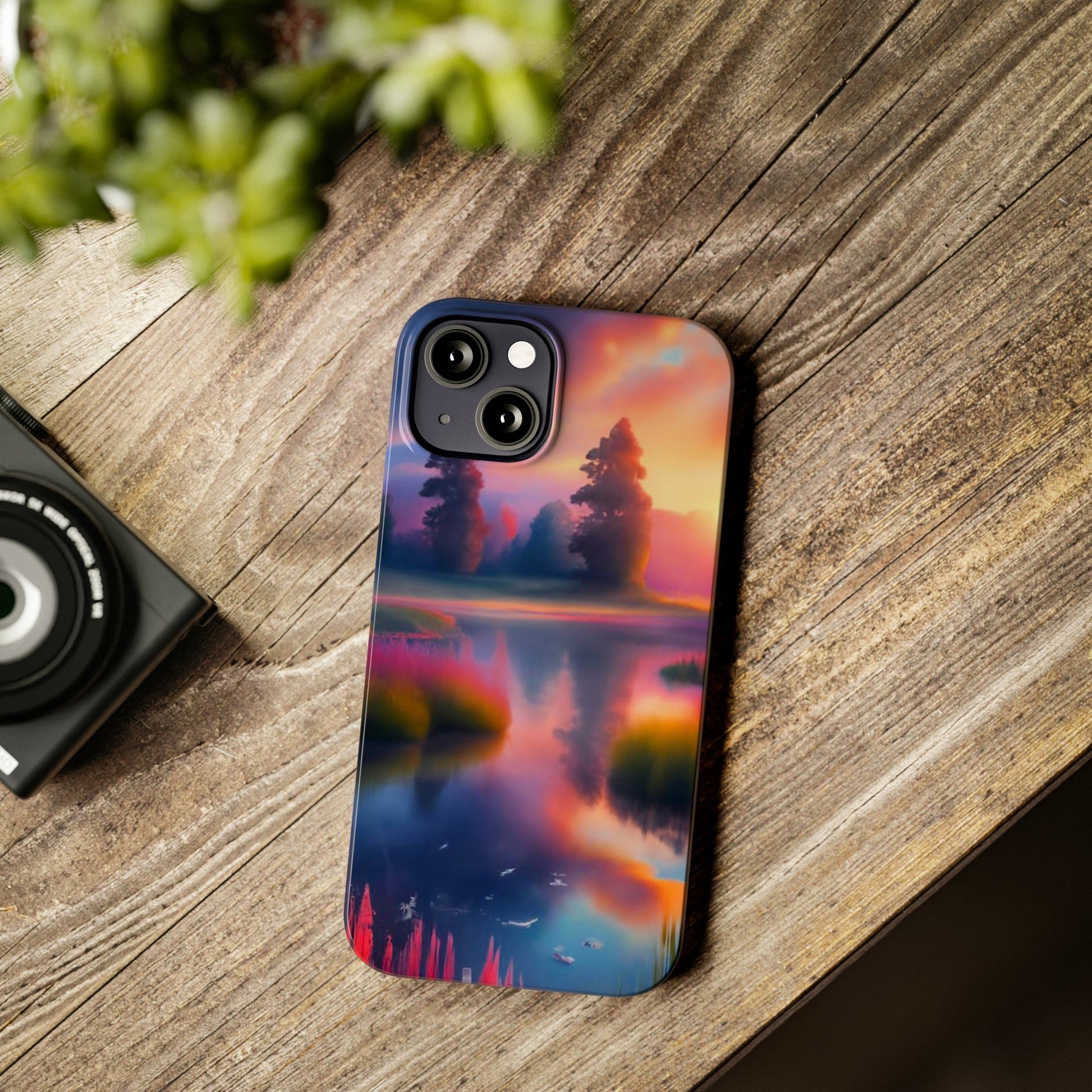 Blurry Morning Slim Phone Case - Colorwink