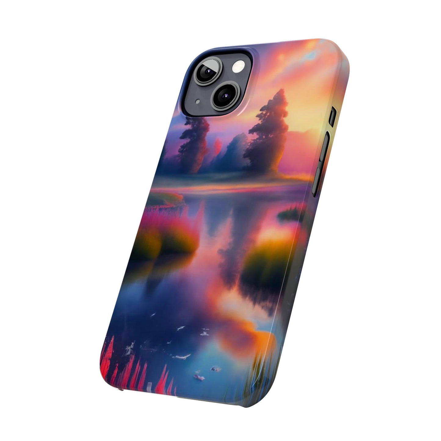 Blurry Morning Slim Phone Case - Colorwink