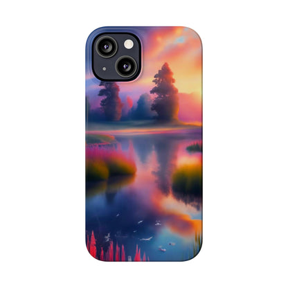 Blurry Morning Slim Phone Case - Colorwink