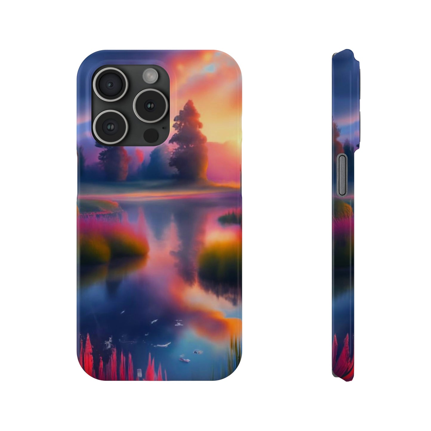 Blurry Morning Slim Phone Case - Colorwink