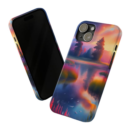 Blurry Morning Slim Phone Case - Colorwink