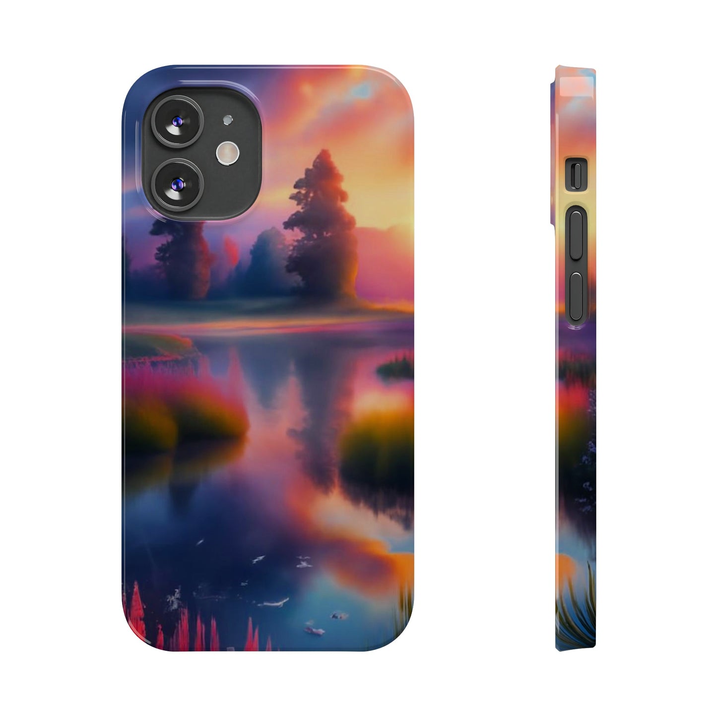 Blurry Morning Slim Phone Case - Colorwink