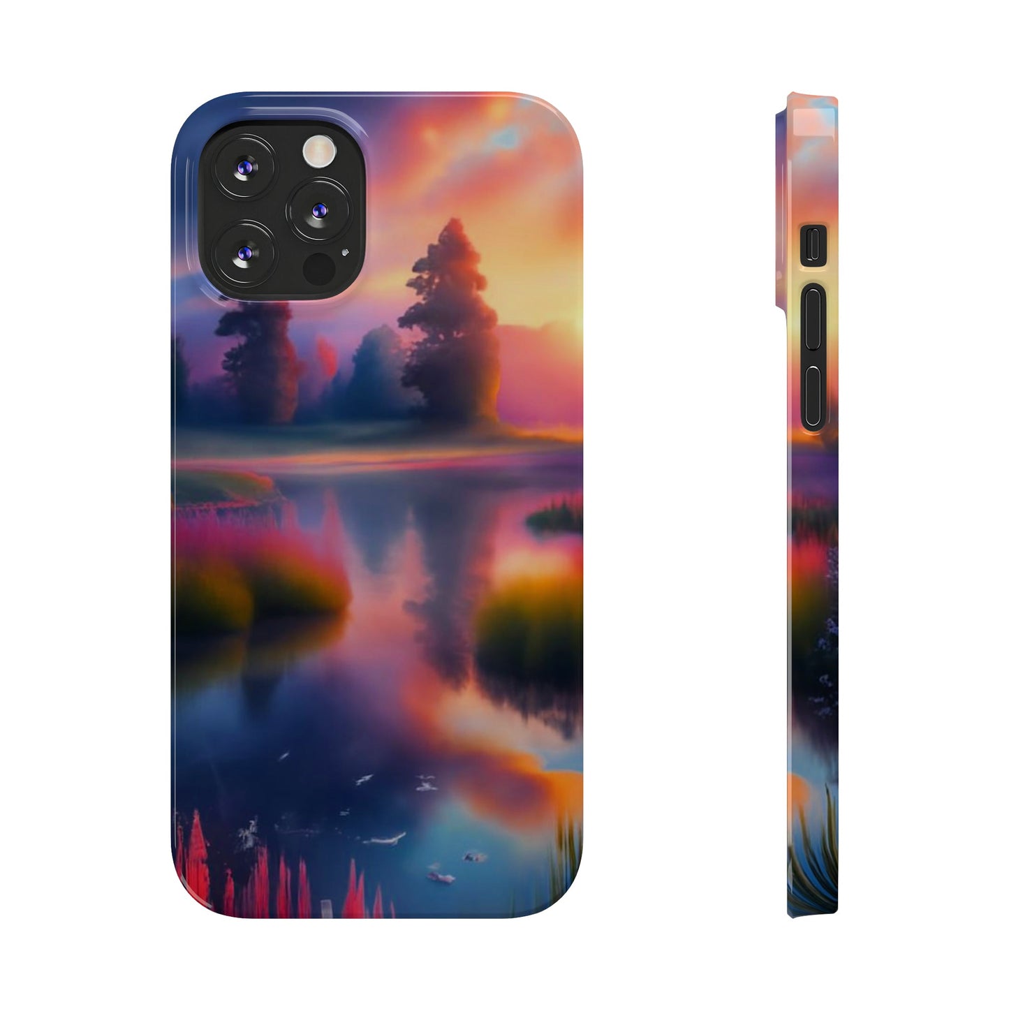 Blurry Morning Slim Phone Case - Colorwink