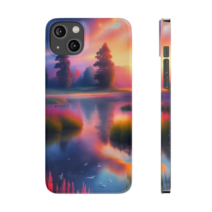 Blurry Morning Slim Phone Case - Colorwink