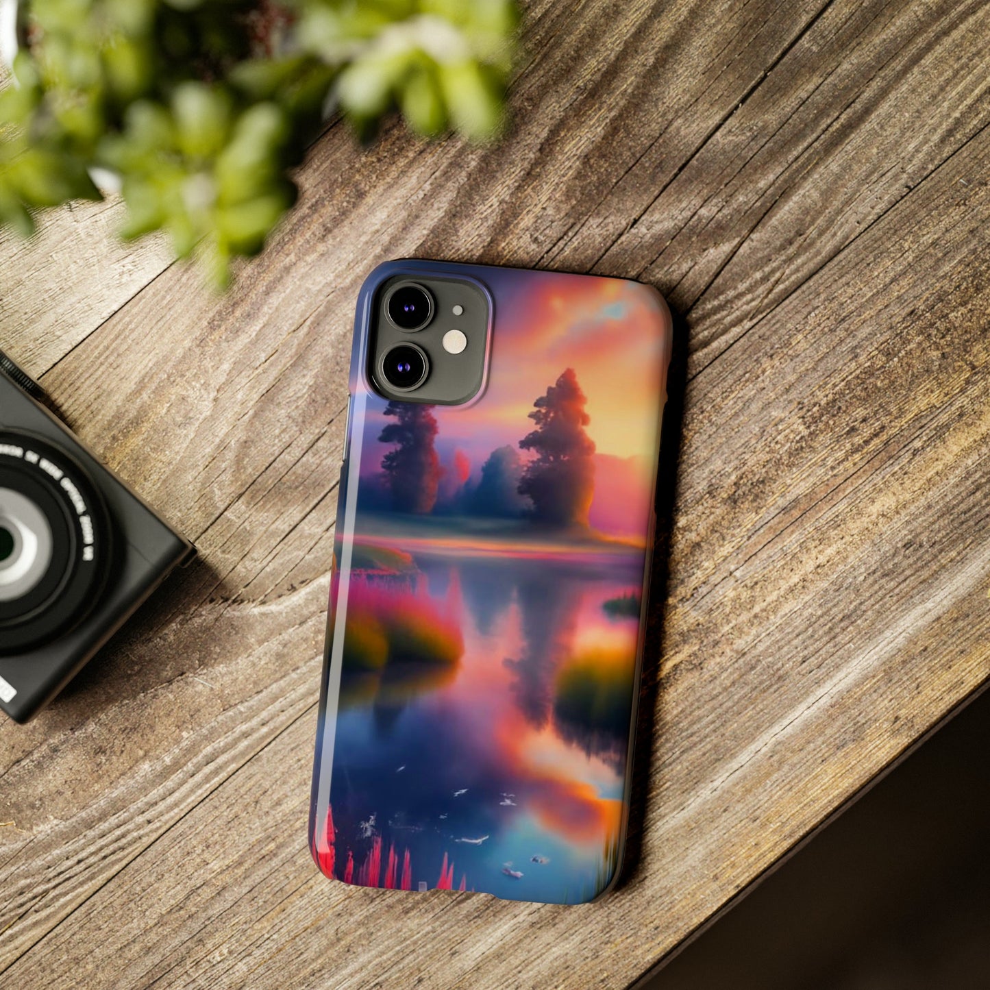 Blurry Morning Slim Phone Case - Colorwink