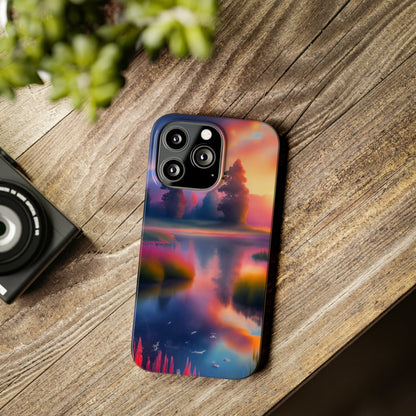 Blurry Morning Slim Phone Case - Colorwink