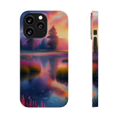 Blurry Morning Slim Phone Case - Colorwink