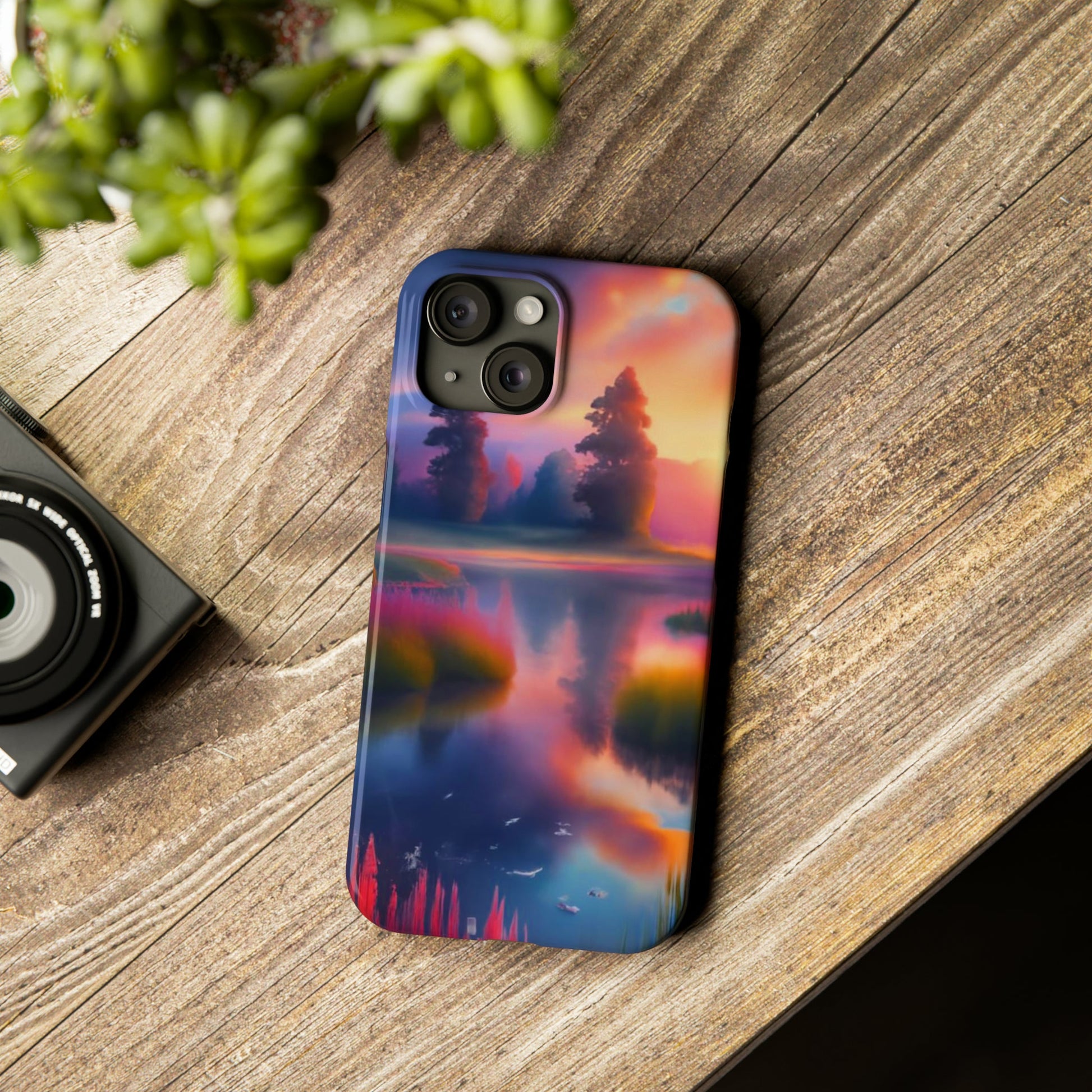 Blurry Morning Slim Phone Case - Colorwink