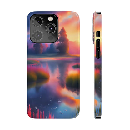 Blurry Morning Slim Phone Case - Colorwink