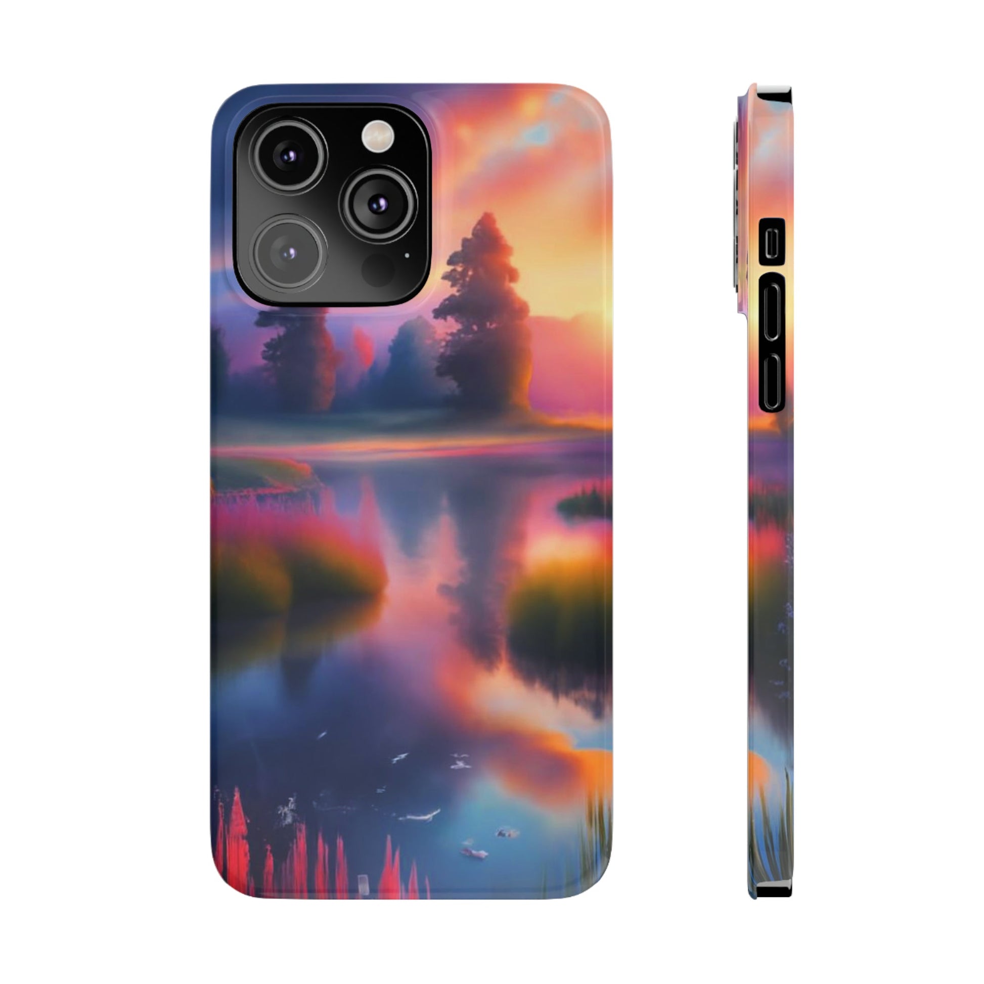 Blurry Morning Slim Phone Case - Colorwink