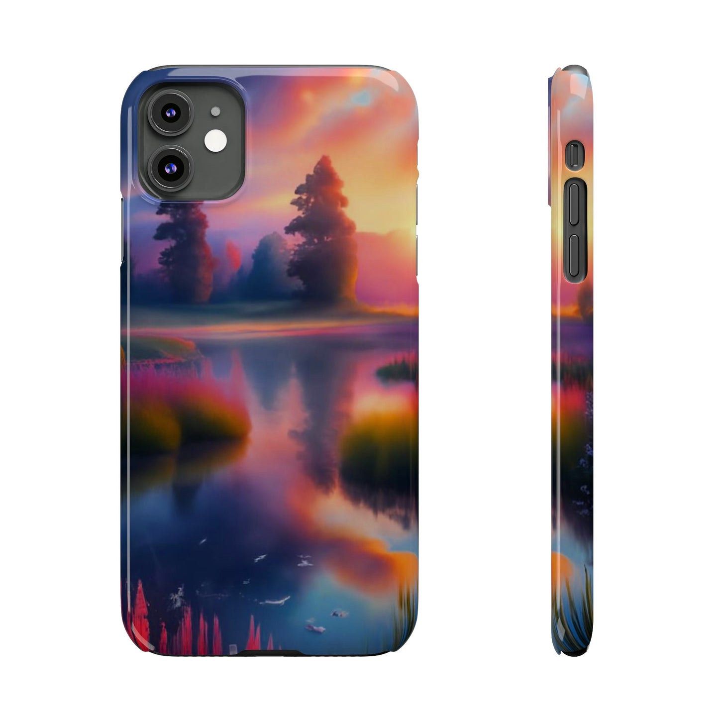 Blurry Morning Slim Phone Case - Colorwink