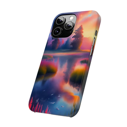 Blurry Morning Slim Phone Case - Colorwink