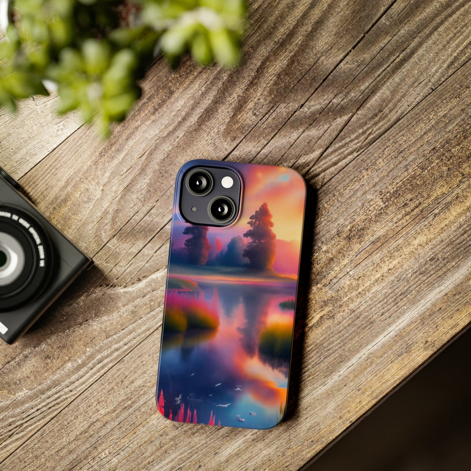 Blurry Morning Slim Phone Case - Colorwink