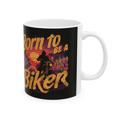 Born To Be Biker Coffee Mug - Colorwink