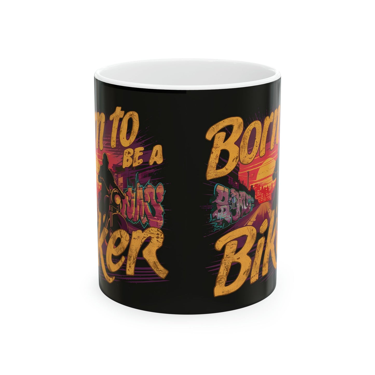 Born To Be Biker Coffee Mug - Colorwink