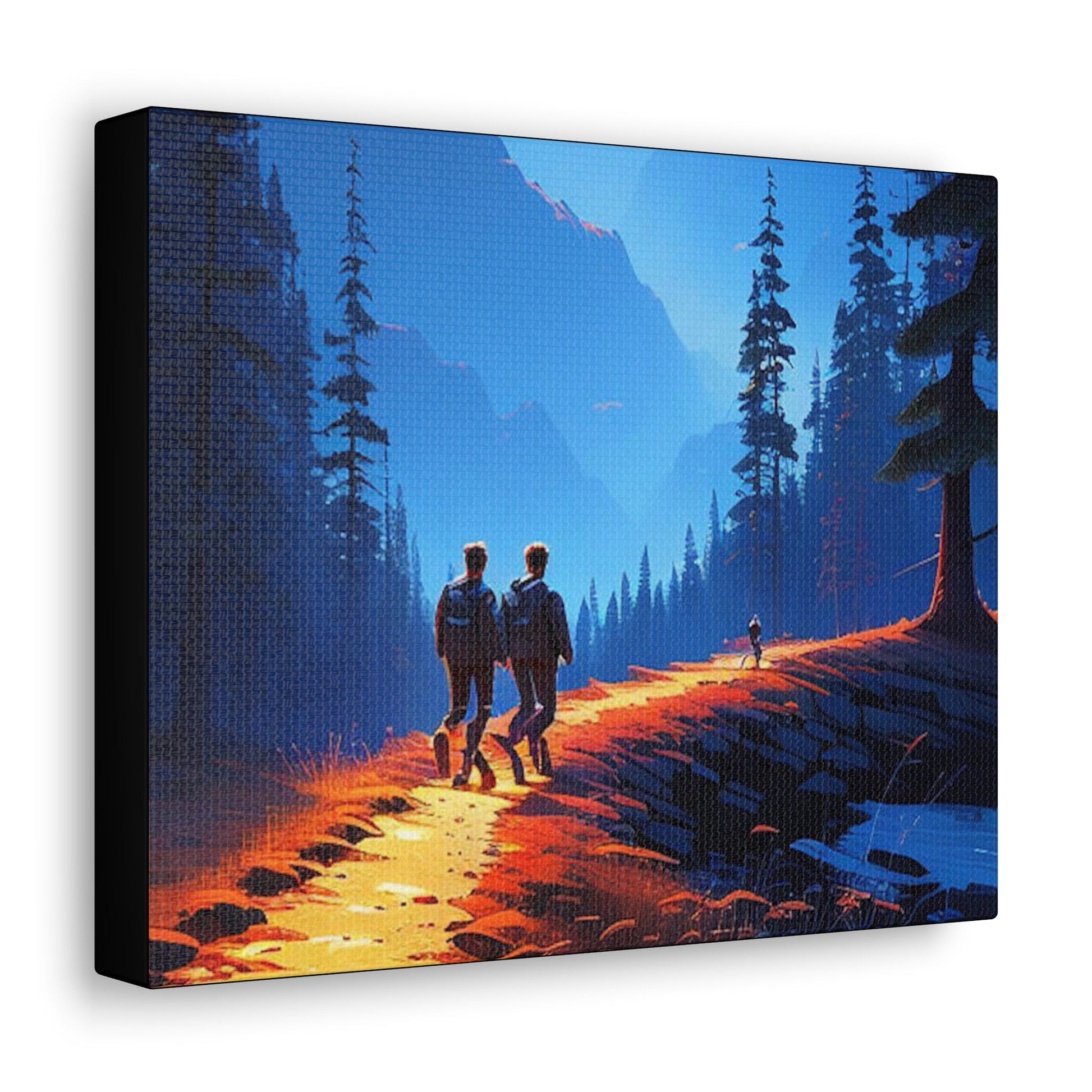 Boys Going Home Art Canvas - Colorwink