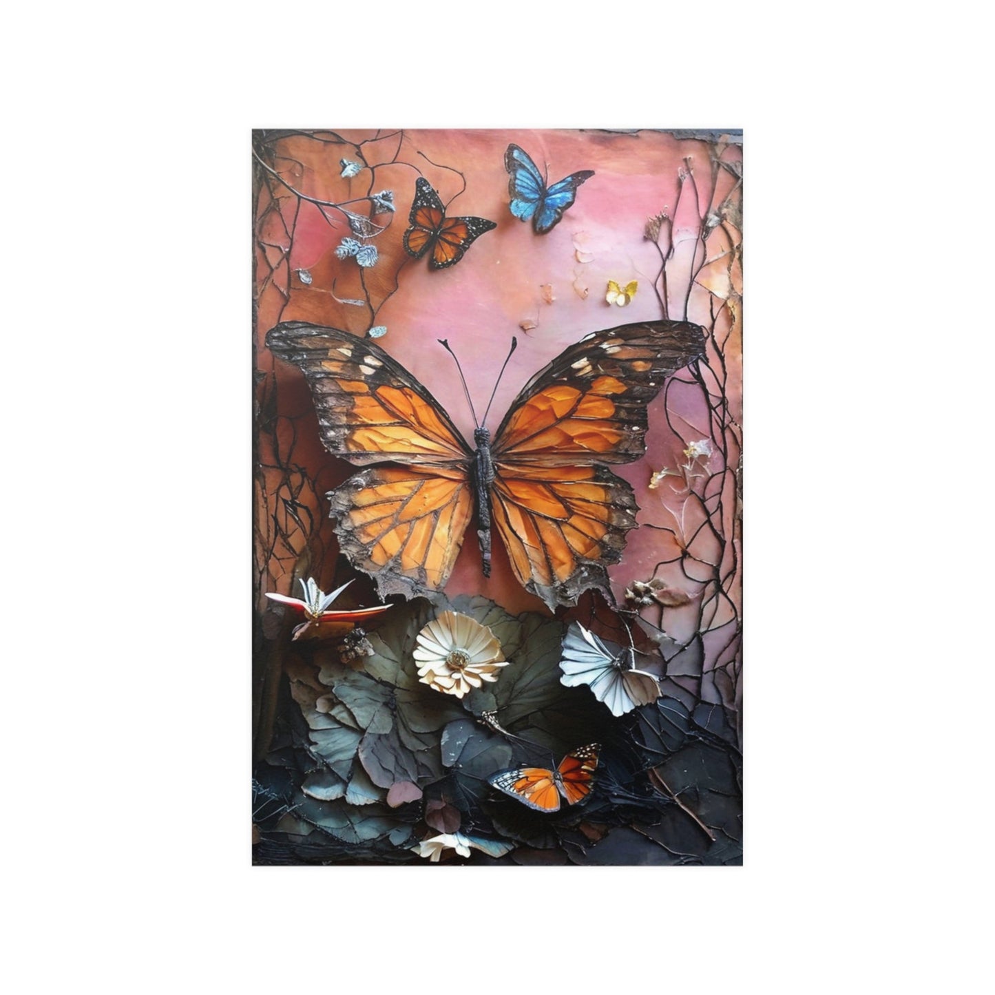 Butterfly Mural Poster - Colorwink