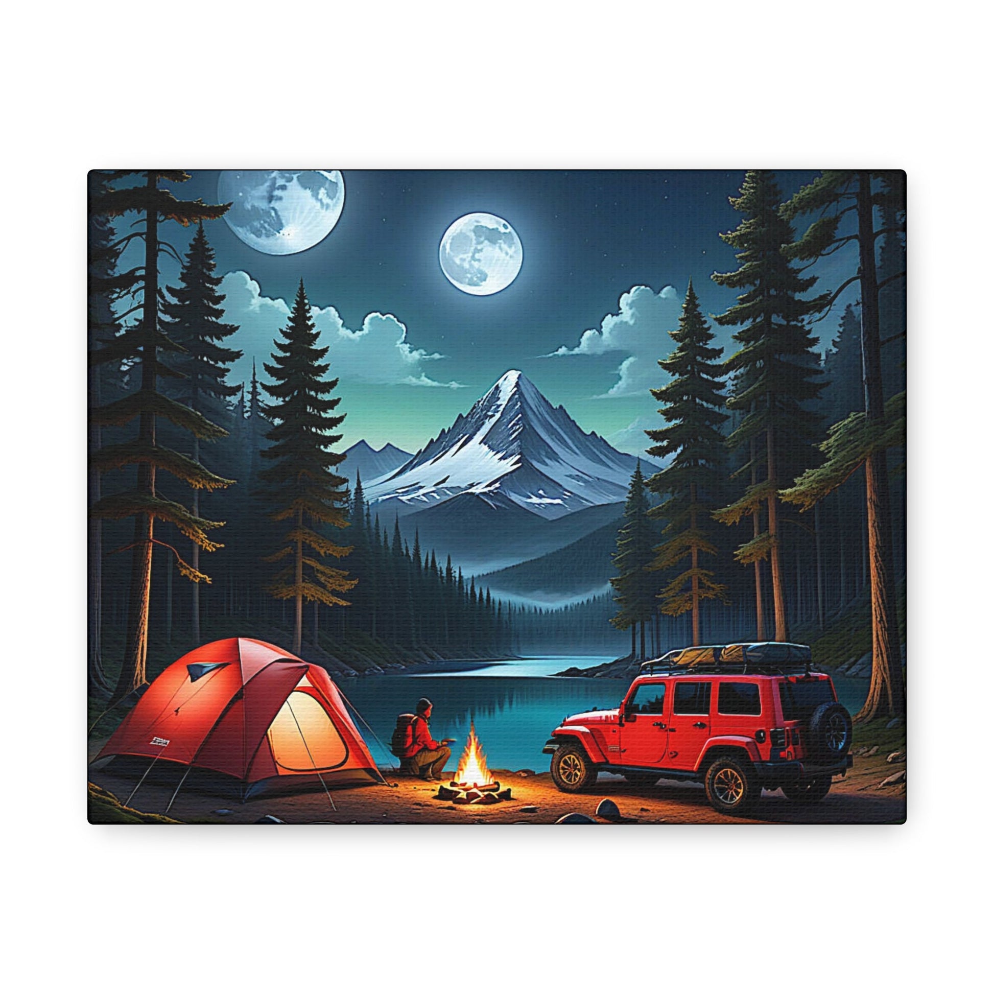 Camper View Canvas - Colorwink