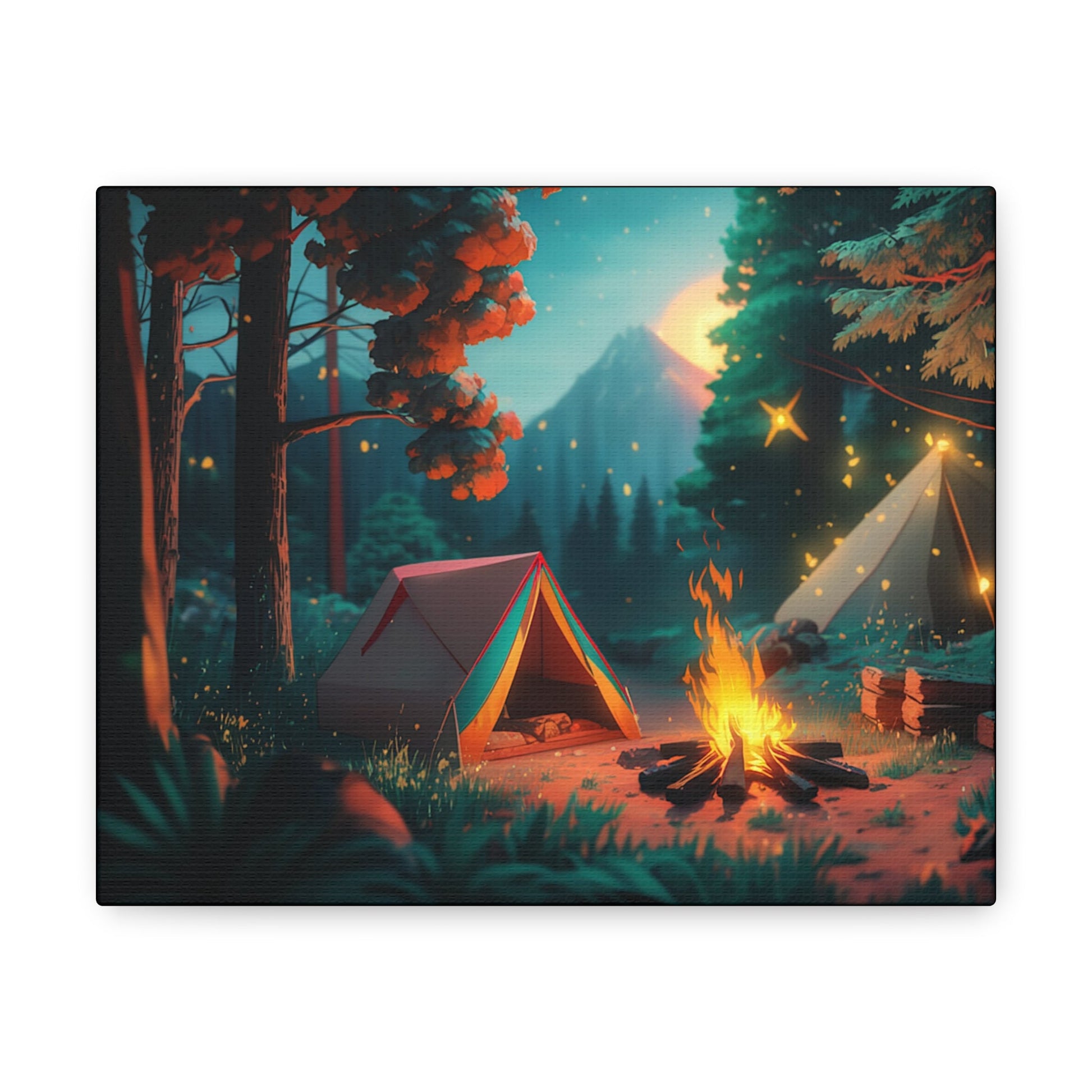 Campers Paradise Art Canvas - Colorwink