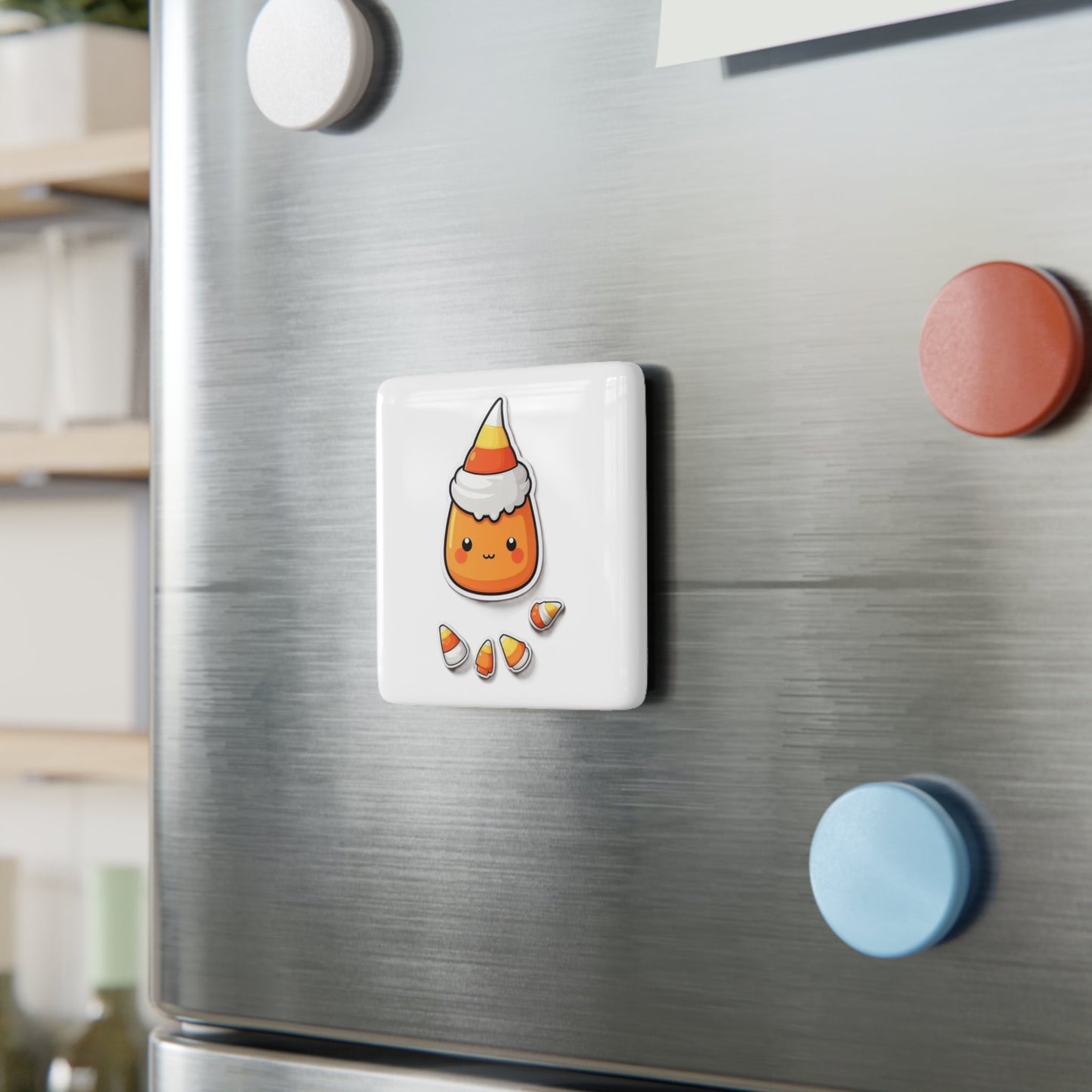 Candy Corn Fridge Magnet - Colorwink