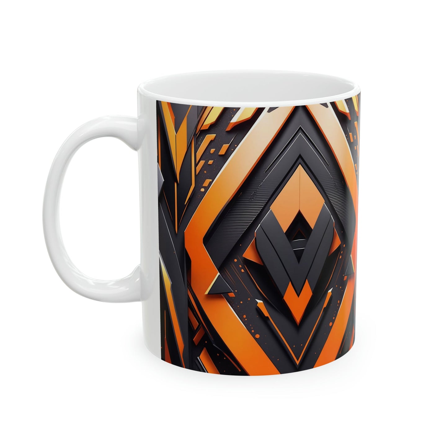 Carbon Fiber Pattern Coffee Mug - Colorwink