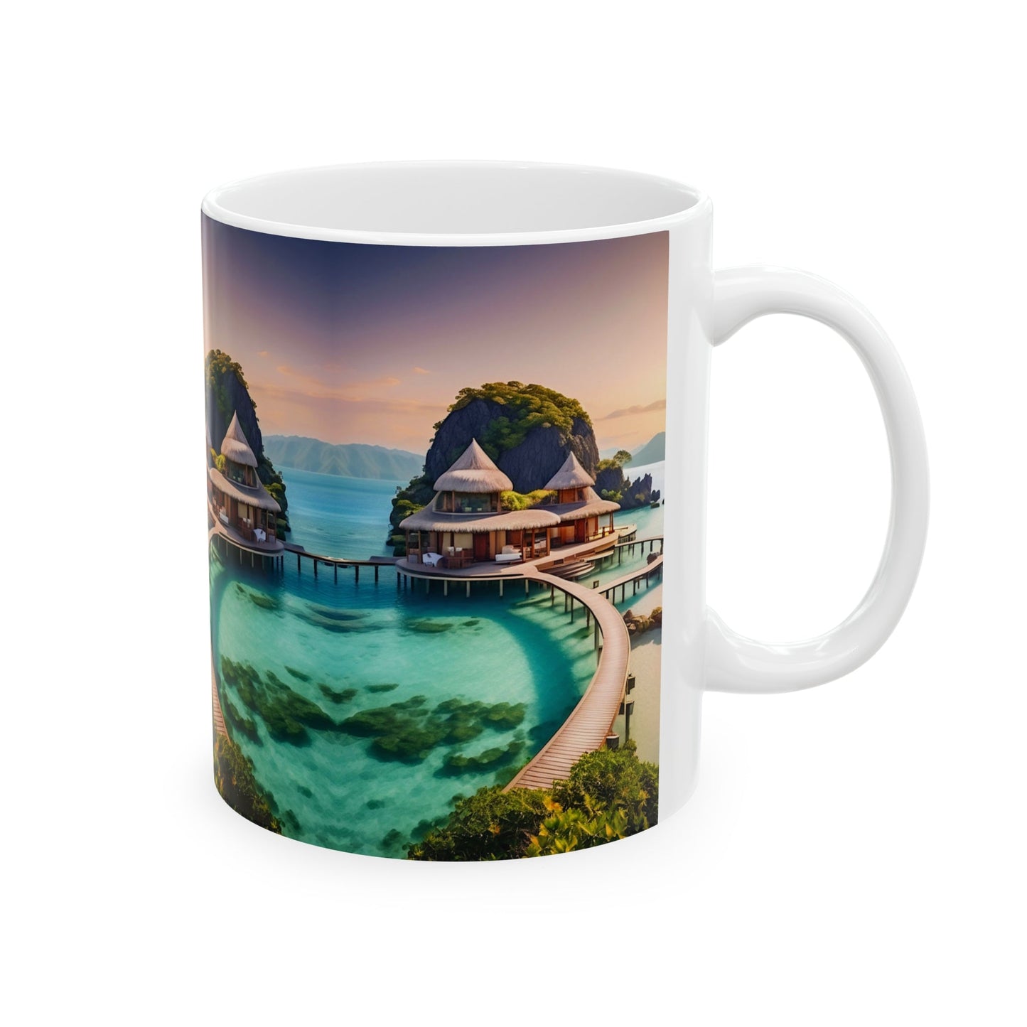 Caribbean Resort Coffee Mug - Colorwink