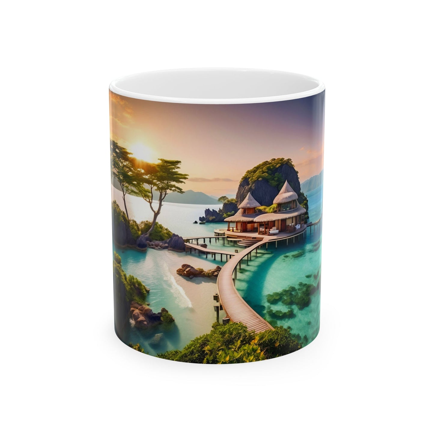 Caribbean Resort Coffee Mug - Colorwink