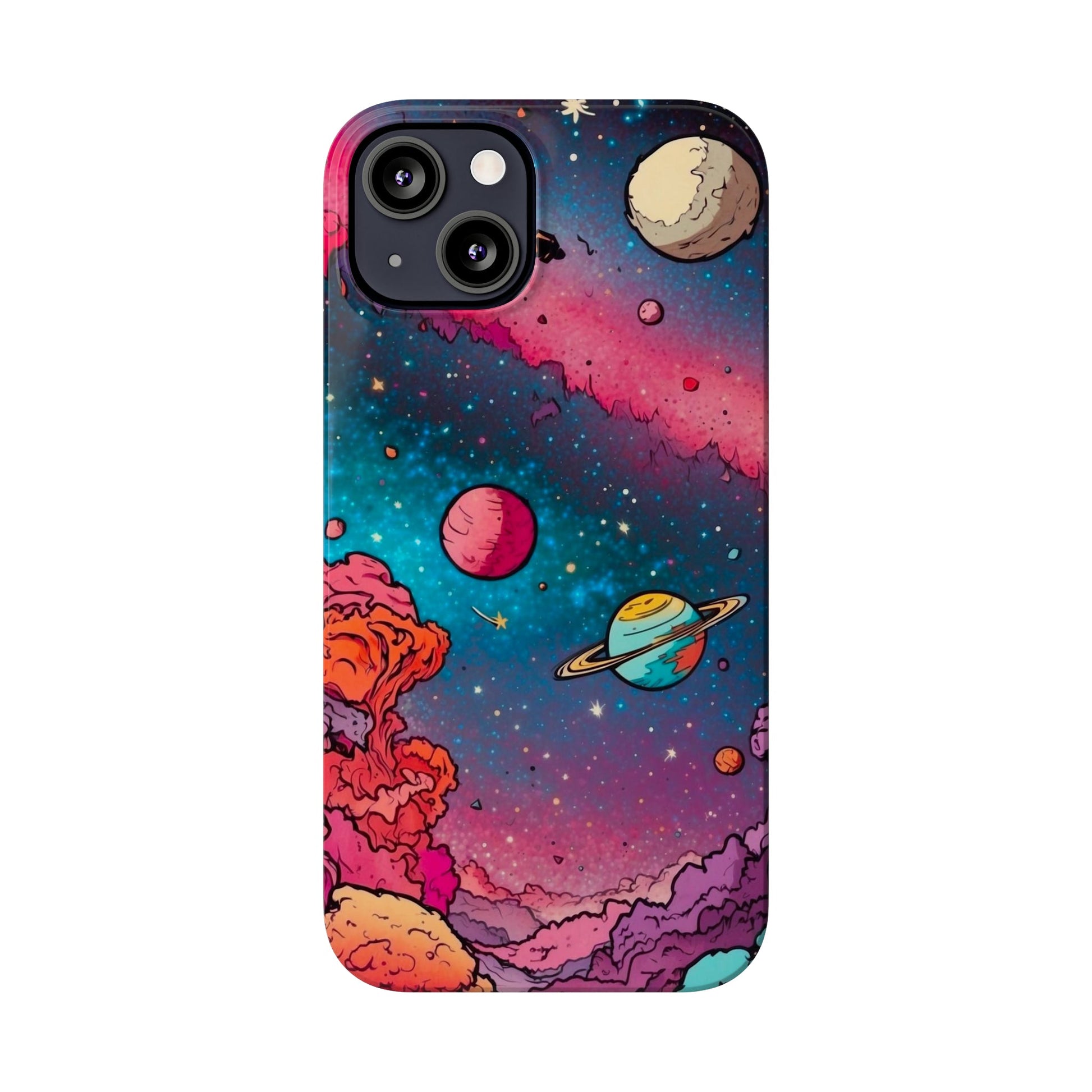 Cartoon Cosmos Slim Phone Cases - Colorwink